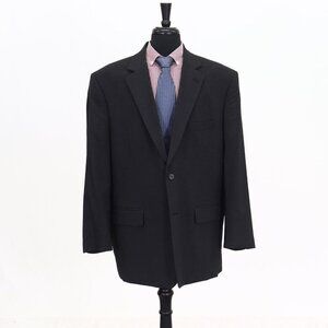 GS 52L Gray Solid 2-Button Sport Coat Blazer Jacket G676